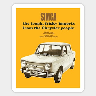 SIMCA 1000 - advert Magnet